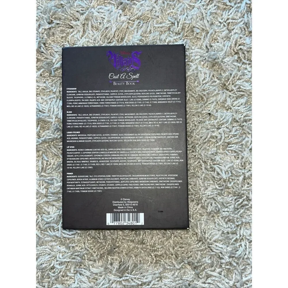 DISNEY VILLAINS  EVIL QUEEN  CAST A SPELL  BEAUTY BOOK